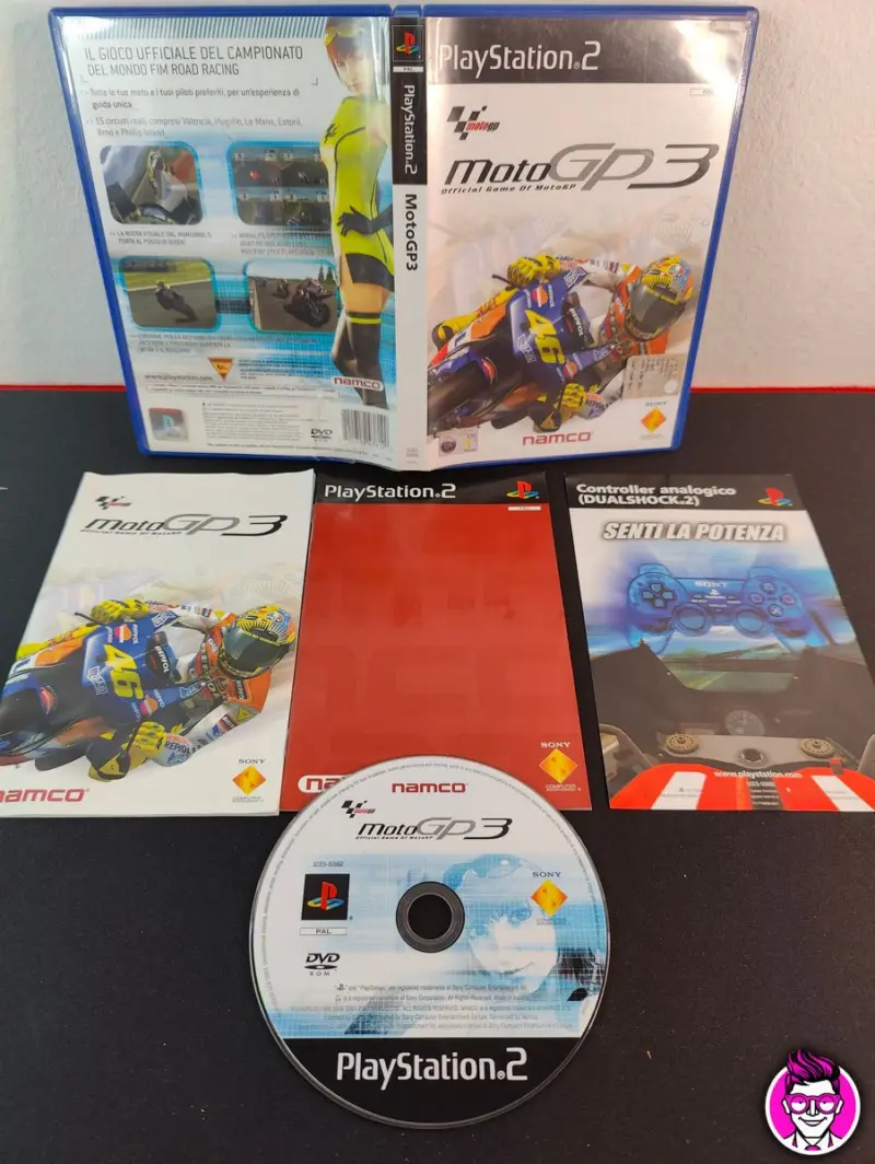 MotoGP3 - PlayStation 2 PS2 - PAL ITA Completo CD Specchio - Vista 1