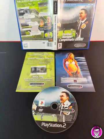 Reperto originale Football Manager Campionato 2006 - PlayStation 2 PS2 - PAL ITA Completo (2006) - Condizioni USATO TESTATO 100% CIB