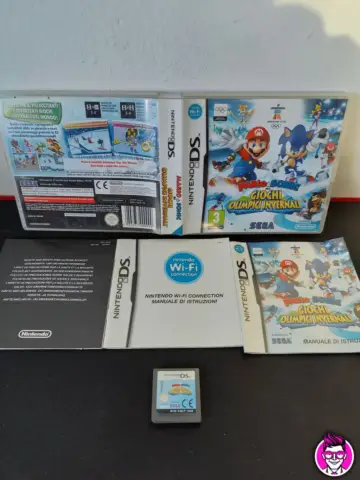 Reperto originale Mario & Sonic Giochi Olimpici Invernali - Nintendo DS - Completo EUR - Condizioni USATO CIB