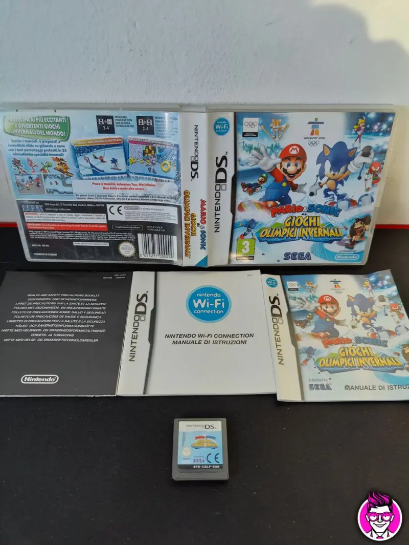 Mario & Sonic Giochi Olimpici Invernali - Nintendo DS - Completo EUR - Vista 1