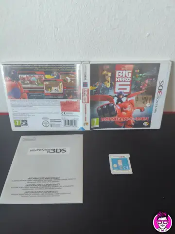 Reperto originale Big Hero 6 Battaglia nella Baia - Nintendo 3DS - Completo EUR - Condizioni USATO CIB