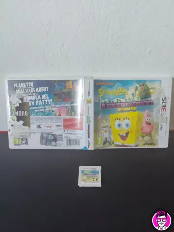 Reperto originale SpongeBob la Vendetta Robotica di Plankton - Nintendo 3DS - EUR - Condizioni USATO CIB