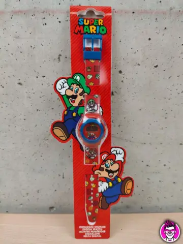 Reperto originale Super Mario Orologio Watch Digitale - Condizioni NUOVO / SIGILLATO CIB