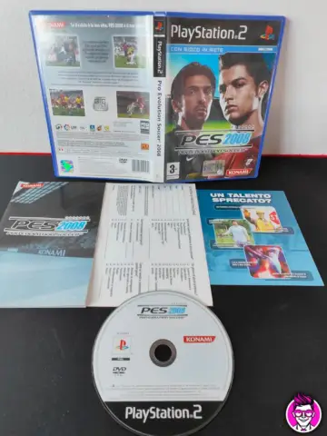 Reperto originale Pro Evolution Soccer 2008 PES - PlayStation 2 PS2 - PAL ITA Completo (2008) - Condizioni USATO TESTATO 100% CIB