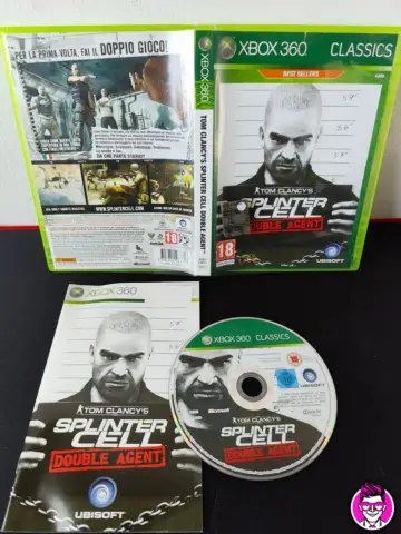 Reperto originale Tom Clancy's Splinter Cell Double Agent - Xbox 360 - PAL ITA Completo CD Specchio - Condizioni USATO TESTATO 100% CIB