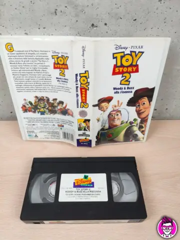 Reperto originale Toy Story 2 Woody & Buzz alla Riscossa - VHS - Film Walt Disney Pixar - Condizioni USATO CIB