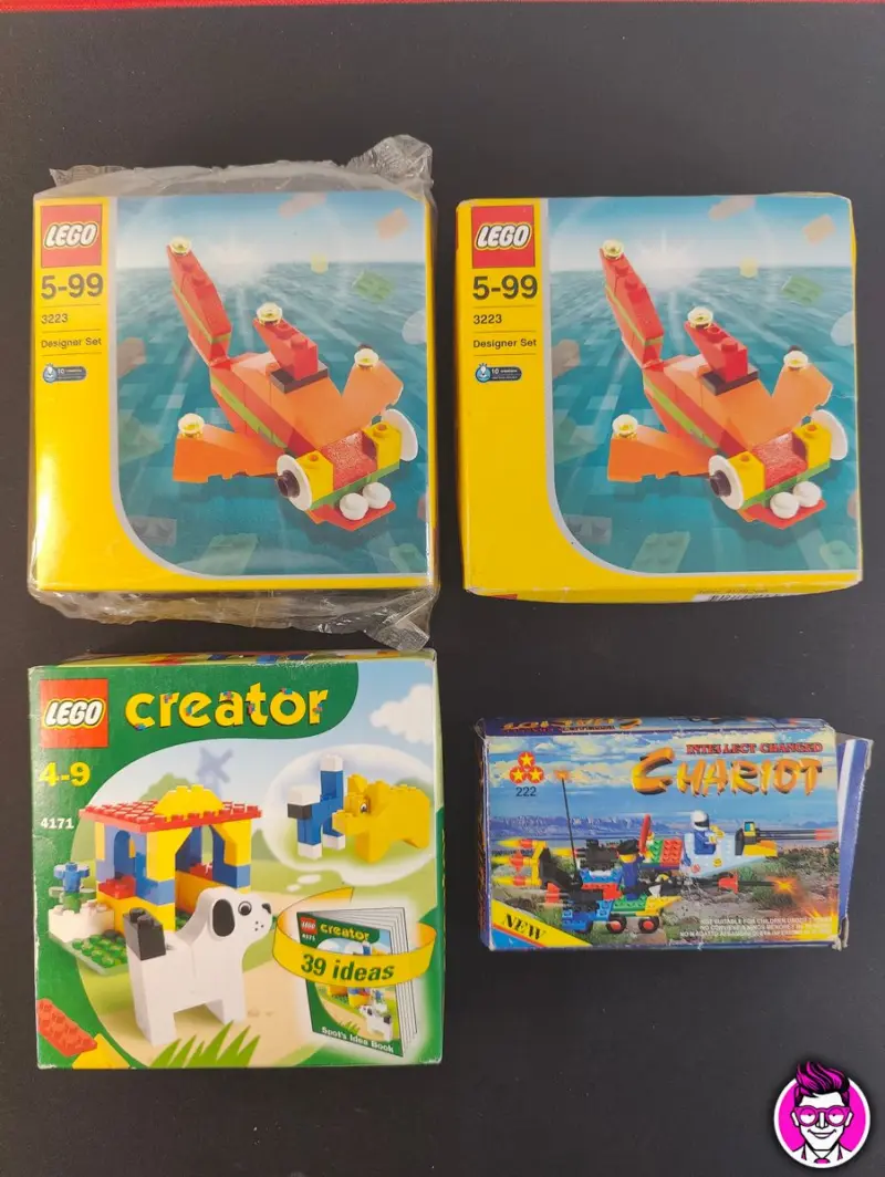 Lotto LEGO 3223 + 4171 Creator + Costruzioni Chariot - LEGO Nuovi - Vista 1