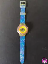 Miniatura 1 per Swatch Scuba Hippocampus Orologio Quarzo Watch Swiss Made Vintage Funzionante