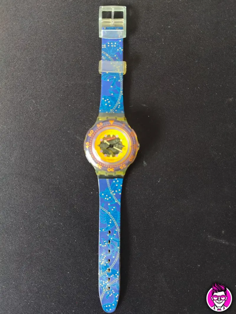 Swatch Scuba Hippocampus Orologio Quarzo Watch Swiss Made Vintage Funzionante - Vista 1