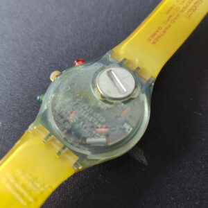 Miniatura 4 per Swatch Chrono Olympic Kalos Atlanta 1996 Orologio Quarzo Watch Swiss Made Vintage Funzionante