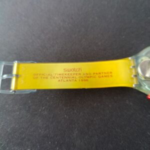 Miniatura 7 per Swatch Chrono Olympic Kalos Atlanta 1996 Orologio Quarzo Watch Swiss Made Vintage Funzionante