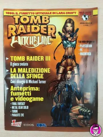 Reperto originale Tomb Raider Witchblade - Fumetto Ufficiale di Lara Croft - Top Cow 1999 N°19 (1999) - Condizioni USATO CIB