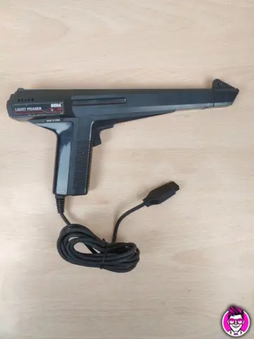Reperto originale Pistola Light Phaser 3050 - SEGA Master System Originale Vintage - Condizioni USATO TESTATO 100% CIB