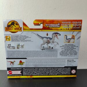 Miniatura 2 per Velociraptor - Jurassic World Extreme Damage - 18cm Mattel Nuovo