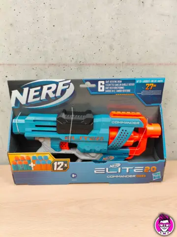 Reperto originale Nerf Elite 2.0 Commander RD-6 - Blaster a Dardi Tamburo Rotante 12 Dardi - Condizioni NUOVO / SIGILLATO CIB