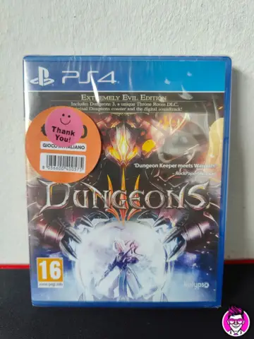 Reperto originale Dungeons 3 Extremely Evil Edition - PlayStation 4 PS4 - PAL ITA - Condizioni NUOVO / SIGILLATO CIB