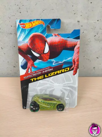 Reperto originale The Lizard - Hot Wheels The Amazing Spiderman 2 Auto Modellini Diecast - Condizioni NUOVO / SIGILLATO CIB