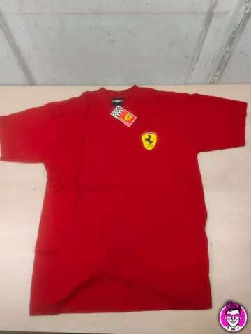 Reperto originale Ferrari Maglietta T-Shirt Ufficiale - Vintage da Collezione Anno 1999 - Taglia S (1999) - Condizioni NUOVO / SIGILLATO CIB