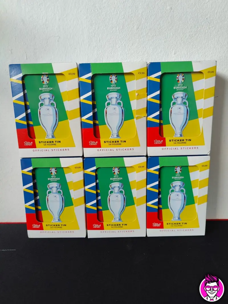 Sticker Tin - Topps UEFA Euro 2024 Germany X6 pz - Vista 1
