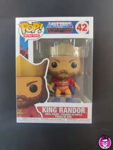 Reperto originale King Randor 42 Funko Pop! - Masters of the Universe Action Figure - Condizioni USATO CIB