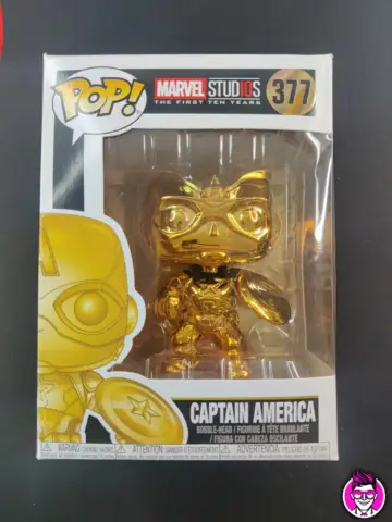 Reperto originale Captain America 377 Funko Pop! - Marvel Studios The First Ten Years Action Figure - Condizioni USATO CIB