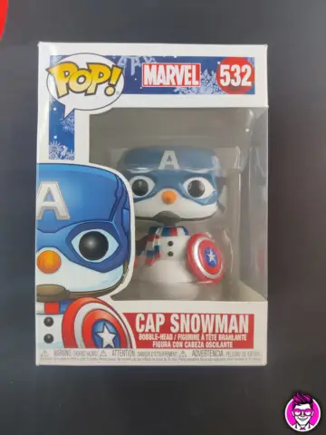 Reperto originale Cap Snowman 532 Funko Pop! - Marvel Action Figure - Condizioni USATO CIB
