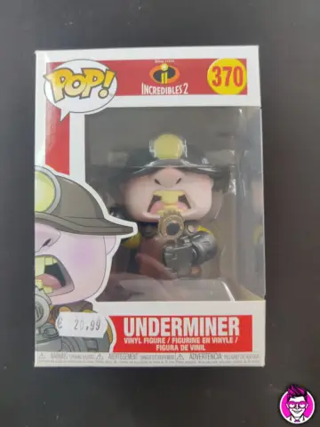 Reperto originale Underminer 370 Funko Pop! - Disney Incredibles 2 Action Figure - Condizioni USATO CIB
