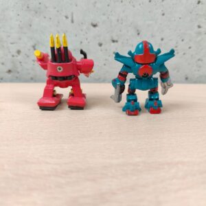 Miniatura 2 per 2 Micro Machines Zbots Micro Robot Galoon 1992 Vintage