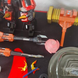 Miniatura 12 per Super Robot Chogokin King of Braves GaoGaiGar + 3 Set Extra - Bandai Robot Action Figure