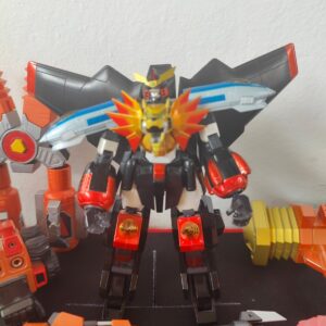 Miniatura 10 per Super Robot Chogokin King of Braves GaoGaiGar + 3 Set Extra - Bandai Robot Action Figure