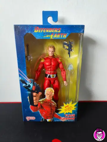 Reperto originale Flash Gordon Defenders of the Earth - NECA Action Figure - Condizioni NUOVO / SIGILLATO CIB