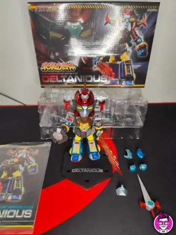 Reperto originale Deltanious First Gokin Die Cast Series F-03 - Mad Toys Robot Action Figure - Condizioni USATO CIB
