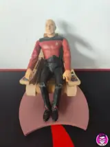 Miniatura 1 per Star Trek Captain Picard sulla Poltrona - Diamond Select Action Figure