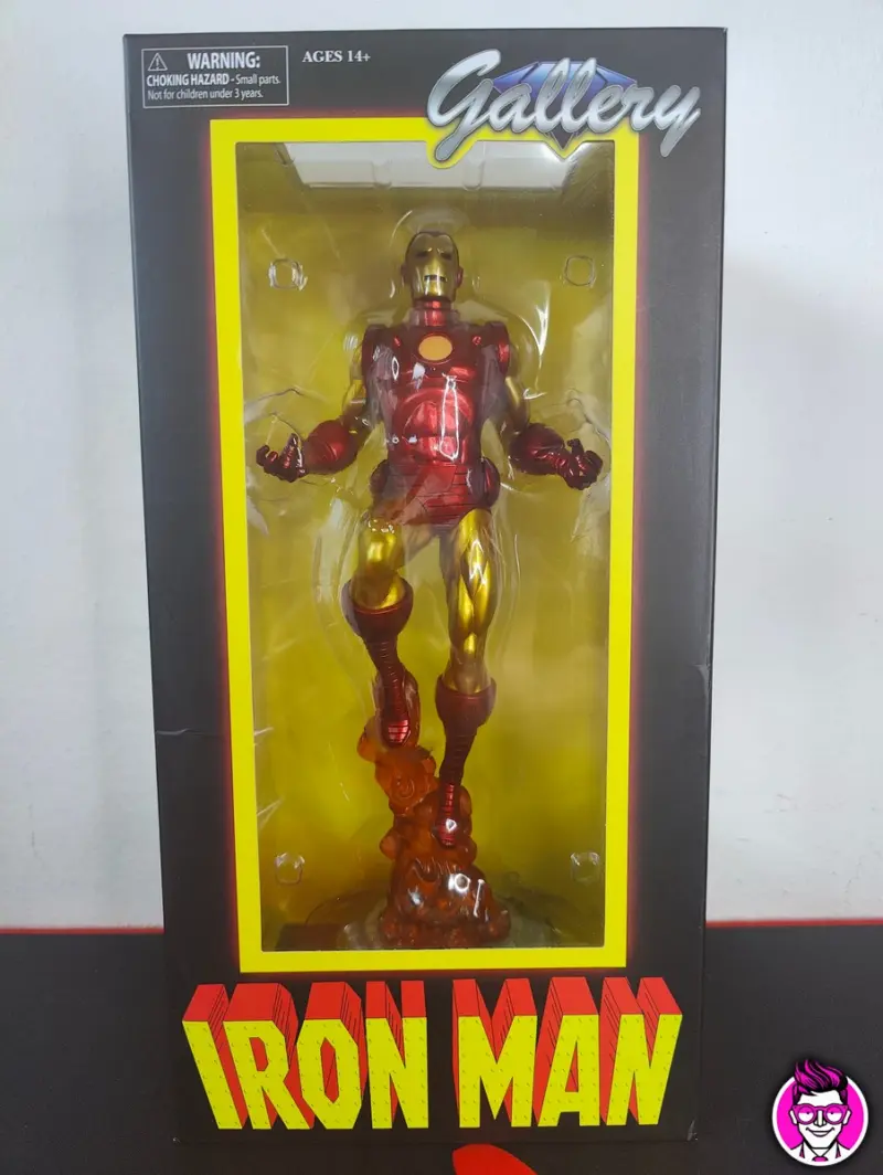 Iron Man - Marvel Diamond Select Toy Action Figure - Vista 1