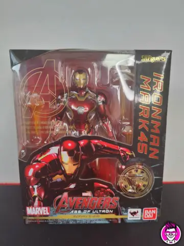 Reperto originale Iron Man Mark 45 - Bandai SH Figuarts Action Figure - Condizioni NUOVO / SIGILLATO CIB
