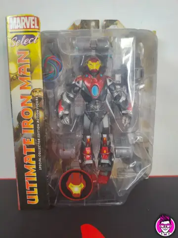 Reperto originale Ultimate Iron Man - Marvel Select Toys Action Figure (2014) - Condizioni NUOVO / SIGILLATO CIB