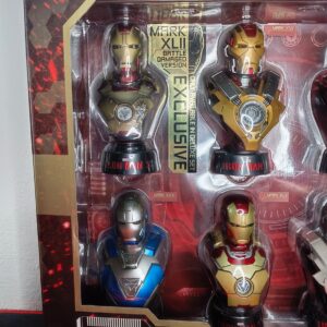 Miniatura 2 per Iron Man 3 Deluxe Set 1/6 Scale Collectible Bust - Marvel HTB14-20 Action Figure