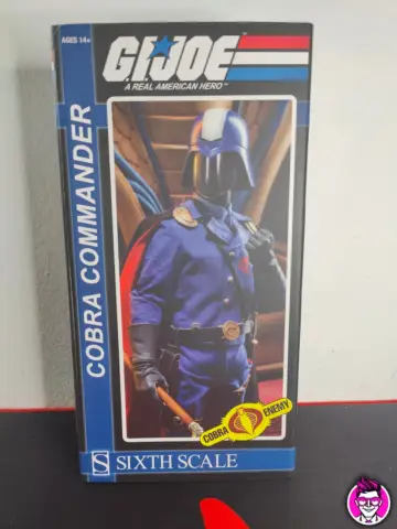 Reperto originale Gi Joe Cobra Commander - Sideshow 1/6 Action Figure - Condizioni NUOVO / SIGILLATO CIB