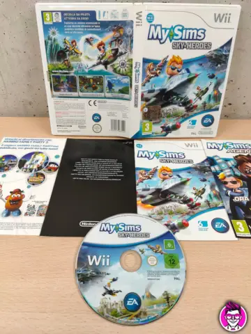 Reperto originale My Sims Sky Heroes - Nintendo Wii - PAL ITA - Condizioni USATO TESTATO 100% CIB