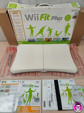 Reperto originale Wii Fit Plus Balance Board Pedana Originale - Nintendo Wii + Gioco - Condizioni USATO TESTATO 100% CIB