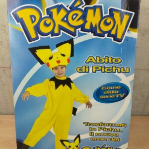 Miniatura 3 per Pokemon Pichi Costume Carnevale Halloween Pikachu 2001 Nintendo TG.3 110 cm