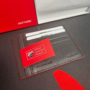 Miniatura 5 per Ducati Card Holder Porta Carte di Credito - Vera Pelle Nuovo