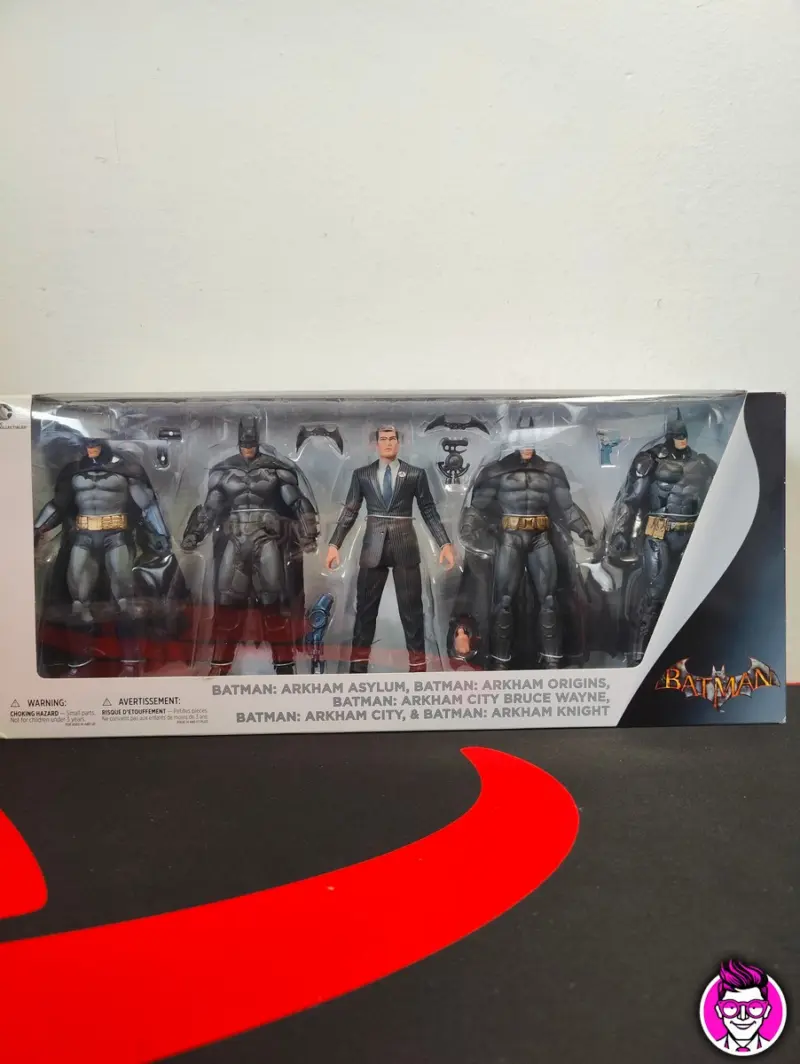 Batman Arkham Bruce Wayne Pacco da 5pz - DC Comics DC Collectables Action Figure - Vista 1