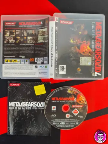 Reperto originale Metal Gear Solid 4 - PlayStation 3 PS3 - PAL ITA - Condizioni USATO TESTATO 100% CIB