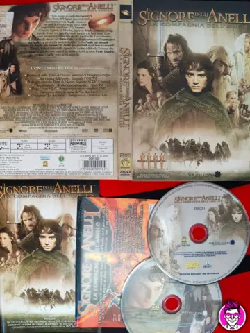Reperto originale Il Signore degli Anelli la Compagnia dell'Anello - DVD - Film Medusa - Condizioni USATO CIB