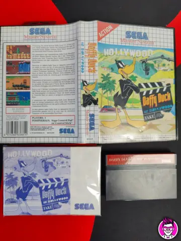 Reperto originale Duffy Duck in Hollywood - SEGA Master System PAL Completo - Condizioni USATO TESTATO 100% CIB