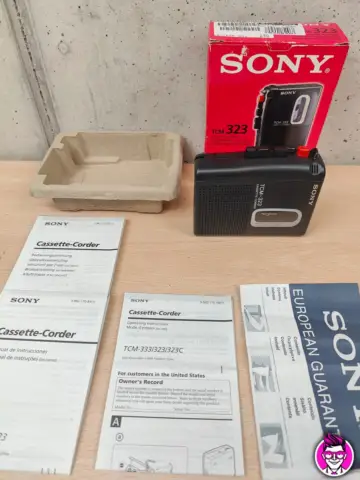 Reperto originale Walkman Sony TCM-323 - Lettore Cassette - Condizioni USATO CIB