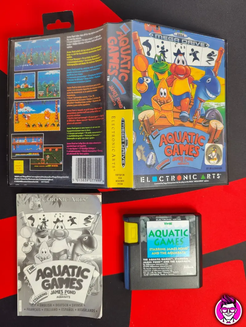 Aquatic Games - SEGA Megadrive Mega Drive PAL - Vista 1