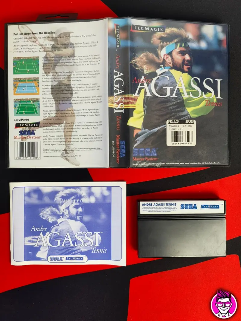 Andre Agassi Tennis - SEGA Megadrive Mega Drive PAL #04 - Vista 1