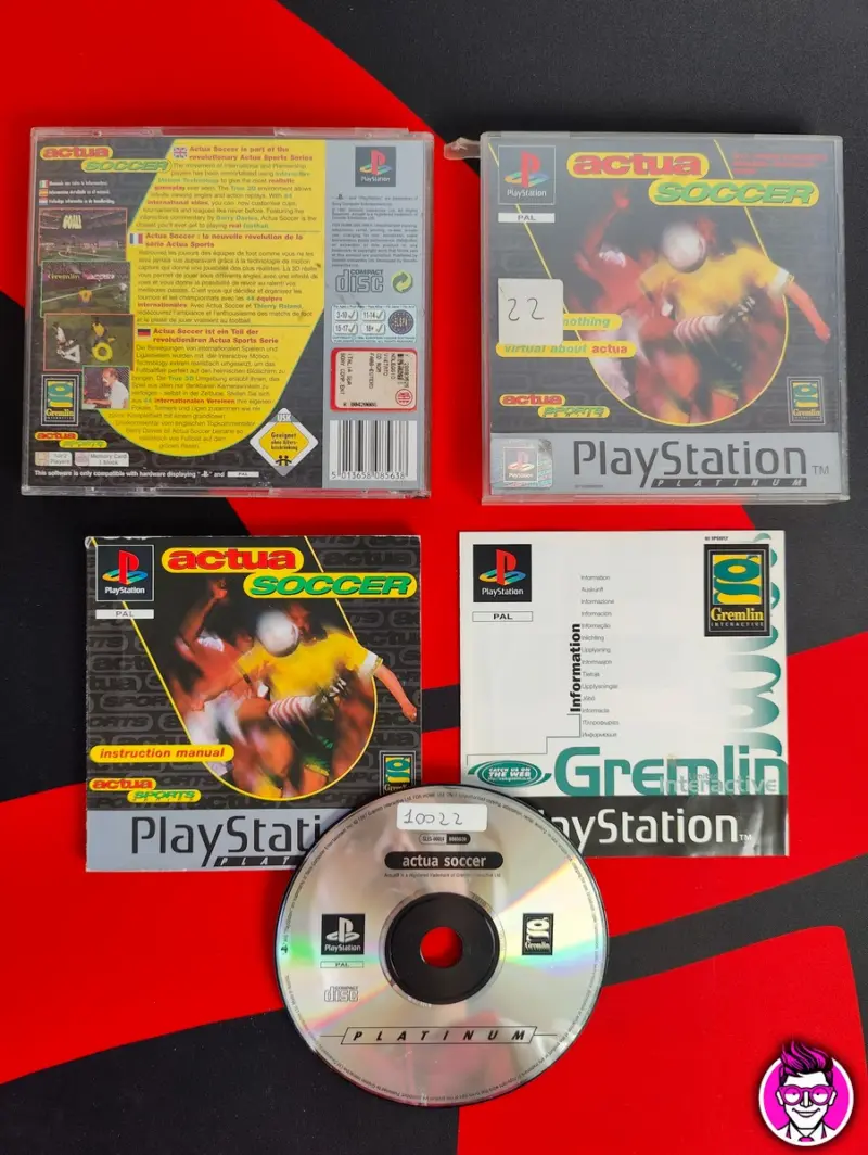 Actua Soccer Platinum - PlayStation 1 PS1 - PAL ITA - Vista 1
